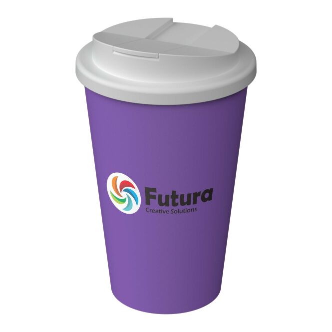 Werbeartikel Thermobecher Americano® Infiniti – flieder – mit Logo bedruckt 350 ml für Events & Festivals