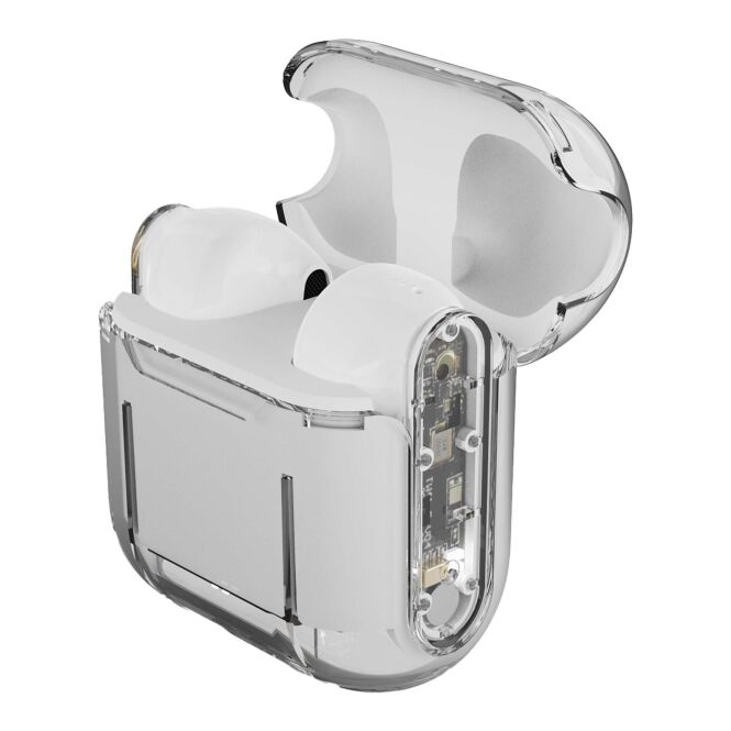 Kundengeschenk Prixton TWS162 Kopfhörer – weiss – mit Logo bedruckt Bluetooth 5.1 ENC-Technologie HiFi-Klang für das Mitarbeiter-Onboarding