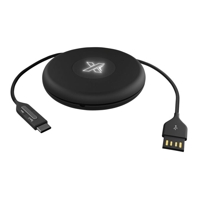 Werbeartikel SCX.design C18 Travel Ladekabel – schwarz – mit Logo bedruckt 48h Express-Druck 3-in-1 Multi-Ladekabel nachhaltig für Messen