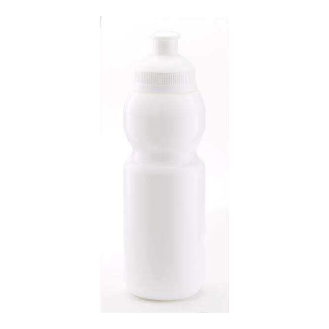 Werbeartikel Sportflasche Bulb B1 – weiss – mit Logo bedruckt 330 ml Kunststoff BPA-frei für Sportevents & Turniere