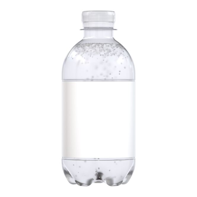 Streuartikel Wasser spritzig 330 ml PET-Flasche – spritzig – mit individuellem Etikett 330 ml als erfrischendes Werbemittel auf Messen