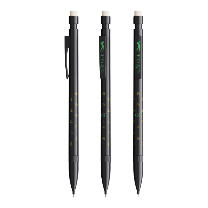 Werbeartikel BIC® Matic® Druckbleistift – schwarz – mit Logo bedruckt HB 0,7 mm für den Büroalltag und als Messe-Giveaway