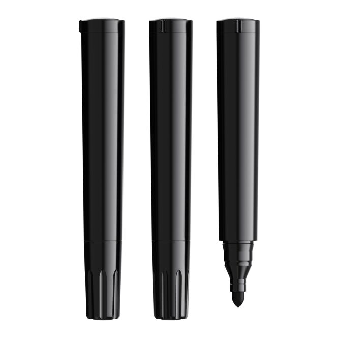 Werbeartikel BIC® Permanent Marker Ecolutions® – schwarz – mit Logo bedruckt für den Büroalltag