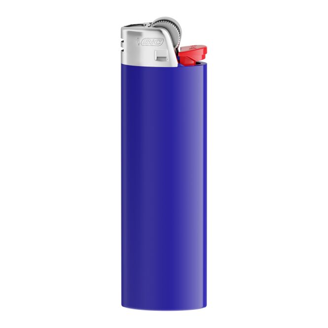 Kundenpräsent BIC J26 Feuerzeug – marineblau – mit Logo bedruckt, 25x82x15 mm, 3000 Zündungen, für die Gastronomie & Hotellerie