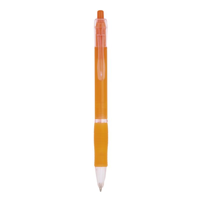 Werbeartikel BIC Click Kugelschreiber – orange – mit Logo bedruckt als Messe-Giveaway