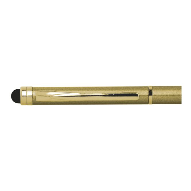 Kundengeschenk BIC Sleek Stylus Executive Kugelschreiber – gold – mit Logo bedruckt mit Touchpad-Spitze für Smartphones für Konferenzen