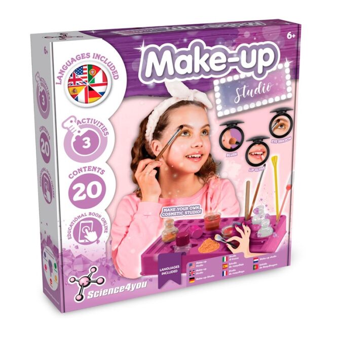 Werbeartikel Makeup Studio Kit I – gemischt – mit Logo bedruckt, 291x300x60mm Experimentier-Set für Teamevents