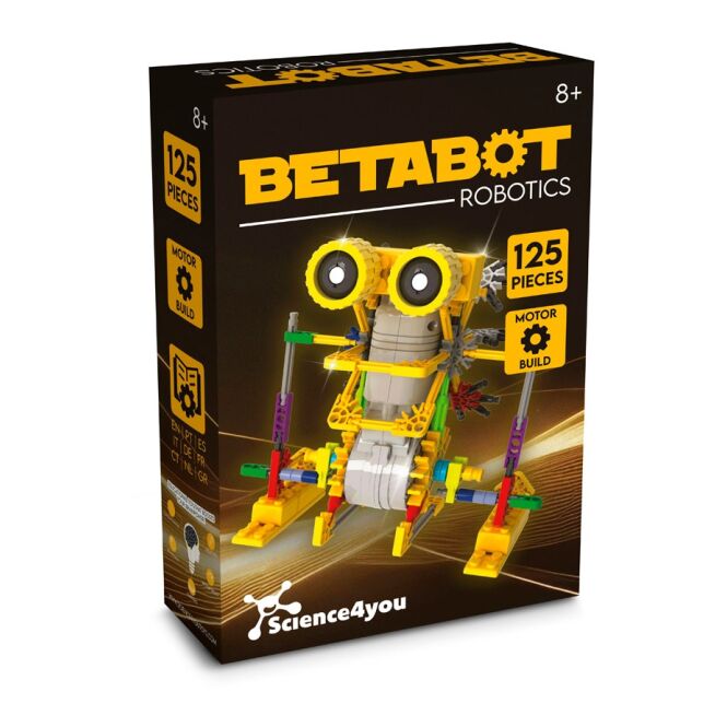Werbeartikel BETABOT Lernroboter-Puzzle – gemischt – mit Logo bedruckt, 100-teilig, 223x160x55mm, für Messen & Promotion