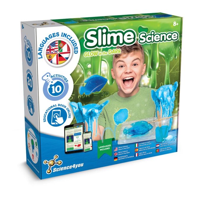 Werbeartikel Slime Factory Lernspiel – gemischt – mit Logo bedruckt für Teamevents und Kinderfeste 65 x 235 x 22 mm