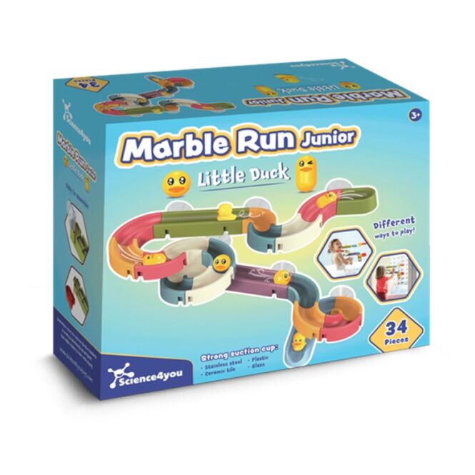 Werbeartikel MARBLES CIRCUITS Lernspiel – bunt – mit Logo bedruckt zur Förderung von Kreativität & Motorik 245x20x90mm für Firmen-Events