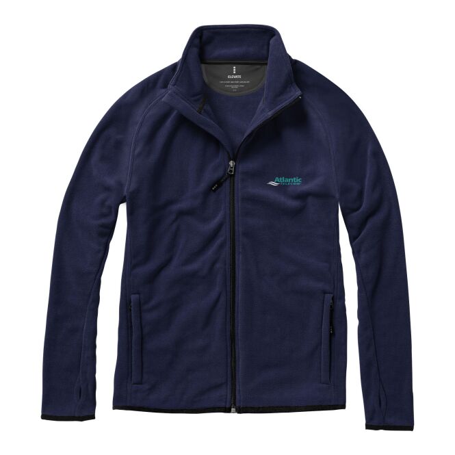 Mitarbeitergeschenk Fleecejacke Brossard – navy – XXL – mit 48h Express-Logodruck 190g/m² Polyester ideal für Firmenauftritt