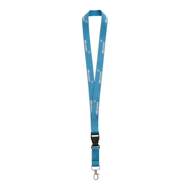 Werbeartikel Schlüsselband 3D-Druck – pms wunschfarbe – mit Logo bedruckt 90 cm mit Sicherheitsverschluss für Messen als Lanyard