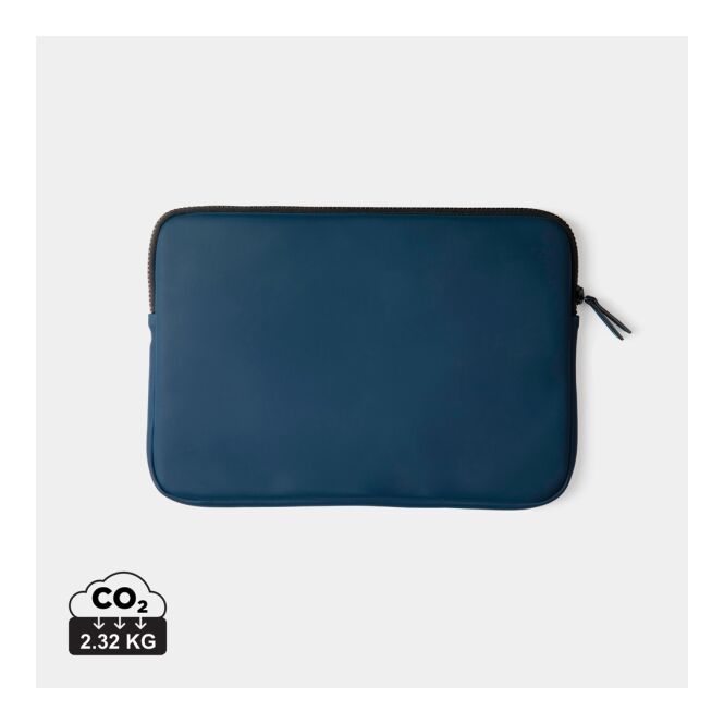 Mitarbeitergeschenk VINGA Baltimore Laptoptasche – navy – mit Logo bedruckt für 14 Zoll Notebooks für das Mitarbeiter-Onboarding