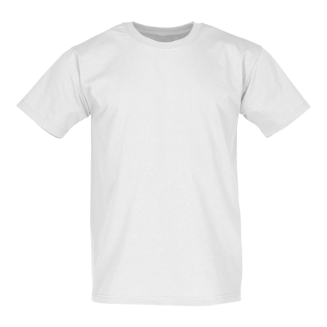 Mitarbeitergeschenk T-Shirt Valueweight – weiss – mit Logodruck Größe M, hochwertiges Baumwoll-Shirt für Firmenbekleidung