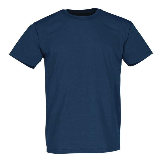 Mitarbeitergeschenk T-Shirt Super Premium – marineblau – mit Logodruck 3XL aus Baumwolle für einheitlichen Firmenauftritt
