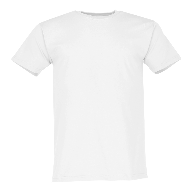 Mitarbeitergeschenk T-Shirt Original Full-Cut – weiss – mit Logodruck – hochwertige Baumwolle Gr. M – modisches Oberteil