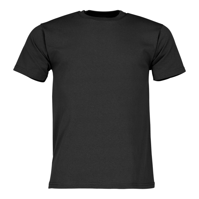 Firmengeschenk T-Shirt Heavy Cotton – schwarz – mit Logodruck 3XL aus 100% Baumwolle für den einheitlichen Firmenauftritt