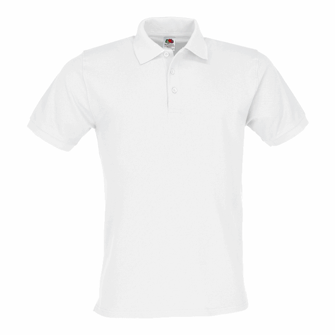 Mitarbeitergeschenk Poloshirt New Premium – weiss – mit Logodruck hochwertige Baumwollqualität für den Firmenauftritt