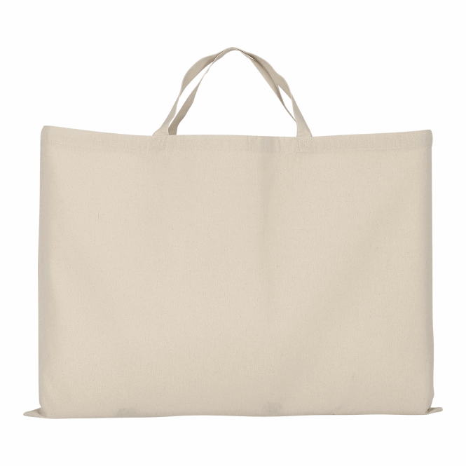 Werbeartikel Baumwolltasche TEXXILLA Big – beige – mit Logodruck 70x50cm robuste Stofftasche für Messen und Firmenevents