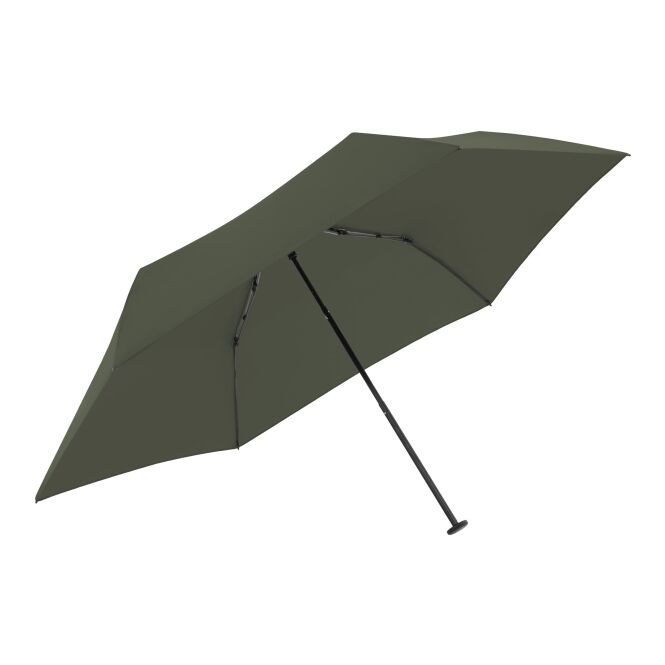 Werbeartikel Golfschirm doppler zero,99 mini – dunkelgrün – mit individuellem Logodruck robuster Taschenschirm als Messe-Giveaway