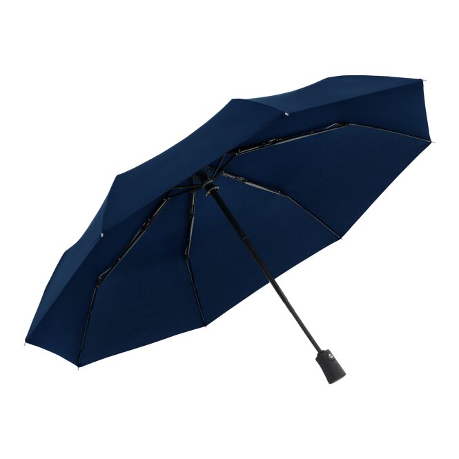 Premium-Werbeartikel Taschenschirm doppler Superstrong Magic AOC – marineblau – mit individuellem Logodruck sturmfest Windproof-System
