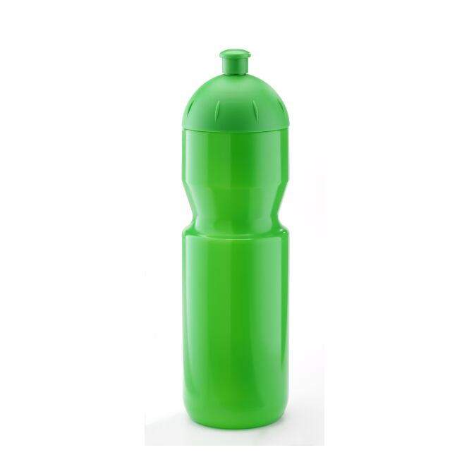 Sport-Werbemittel Bulb Flasche B1 – grün – mit Logo bedruckt 750 ml Kunststoff als Giveaway für Sportevents & Turniere