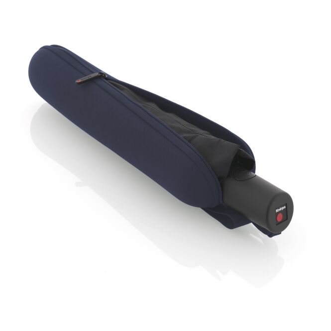 Premium-Werbeartikel Etui Knirps A.200 – marineblau – mit Logo bedruckt, robuster Schutz für Taschenschirm, ideal für Business