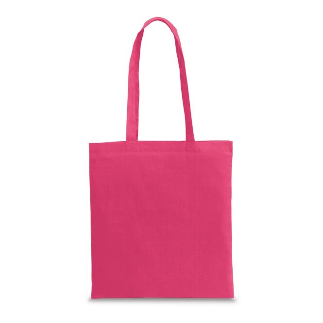 Werbeartikel Tragetasche Cairo – rosa – mit Logodruck 70% rec. Baumwolle 30% rPET 180g/qm 38x42cm nachhaltiger Shopper für CSR-Promo