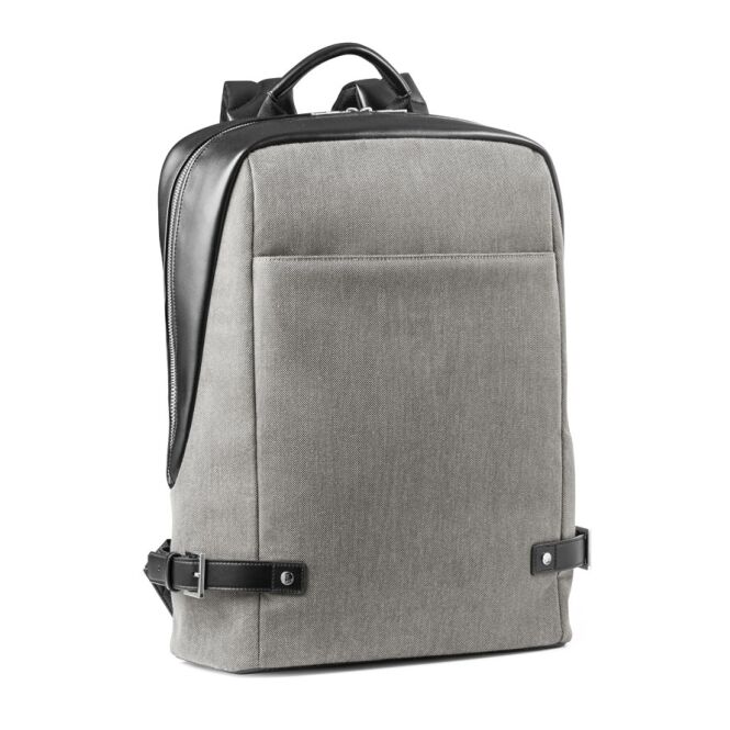 Mitarbeitergeschenk Laptoptasche DIVERGENT BACKPACK II – beige – mit Logo bedruckt für 15.6 Zoll Notebooks für das Mitarbeiter-Onboarding