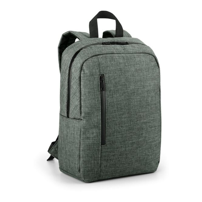 Mitarbeitergeschenk Laptop-Rucksack SHADES BPACK – grau – mit Logo bedruckt für 14 Zoll Notebooks für das Mitarbeiter-Onboarding