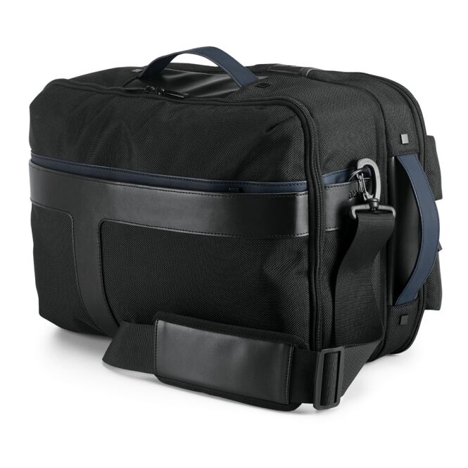 Mitarbeitergeschenk DYNAMIC BACKPACK I. 2 in 1 Laptop-Rucksack – blau – mit Logo bedruckt für 15.6 Zoll Notebooks für das Office