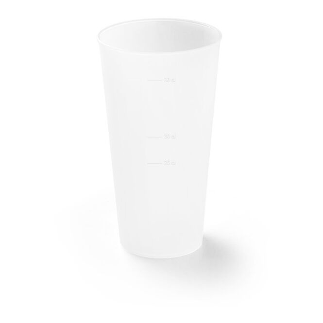 Werbeartikel Festivalbecher KANE L. – transparent – mit Logo bedruckt 620 ml Mehrwegbecher für Events & Festivals