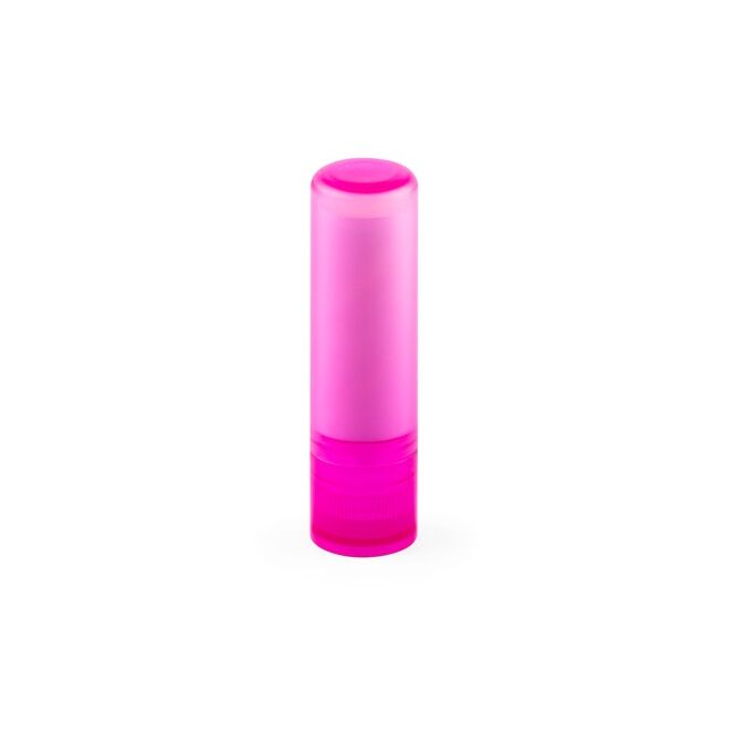 Werbeartikel Lippenpflege JOLIE VEGAN – rosa – mit Logo bedruckt, Vanille-Aroma, 19x68mm, schützende Lippenpflege für den Winter