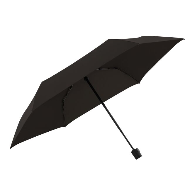 Premium-Werbeartikel Taschenschirm Knirps C.250 Light Duomatic – schwarz – mit Logodruck 240g leichtes windfestes Modell