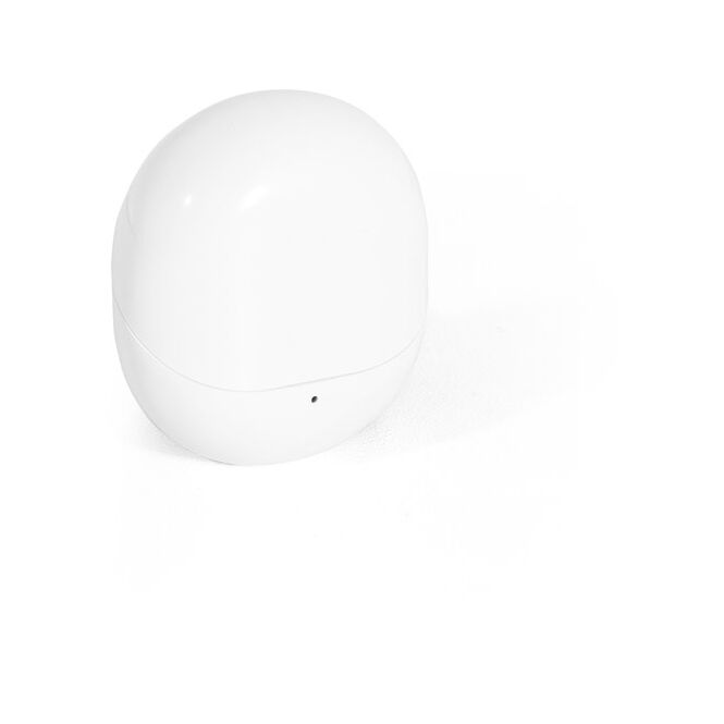Firmengeschenk Kopfhörer BURTON – weiss – mit Logo bedruckt nachhaltig Bluetooth 5.3 12h Laufzeit USB-C für das Mitarbeiter-Onboarding
