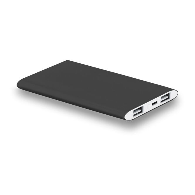 Kundengeschenk Powerbank NOBEL – schwarz – mit Gravur 7.200 mAh USB-C LED-Taschenlampe nachhaltiges rAL-Gehäuse für das Mitarbeiter-Onboarding
