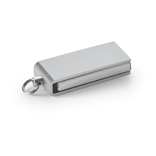IT-Präsent USB-Stick SIMON 8GB – satinsilber – mit Gravur 8 GB USB 2.0 für die Büroausstattung 33x12x6 mm