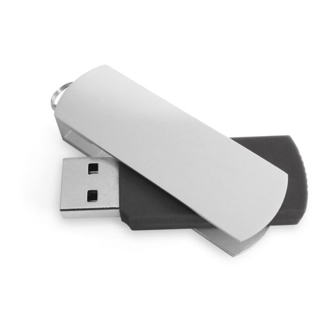 Mitarbeitergeschenk USB-Stick BOYLE 8GB – schwarz – mit Gravur für das Büro oder die Datenspeicherung im Homeoffice