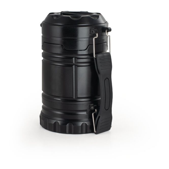 Mitarbeitergeschenk Taschenlampe OLYMPOS – schwarz – mit Werbedruck COB-LED 200 Lumen 87 x 140 mm kompakter Lichtspender
