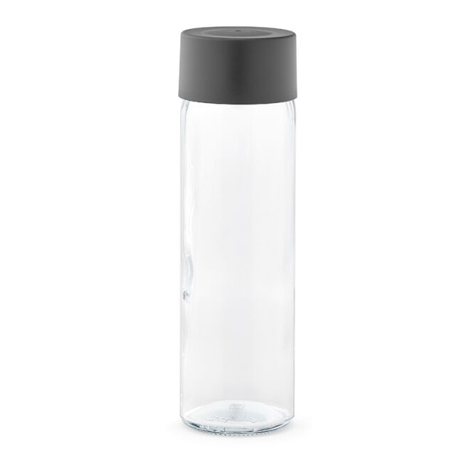 Werbeartikel Glasflasche Nilo – durchsichtig – mit Logodruck 800ml auslaufsicher für Besprechungsräume