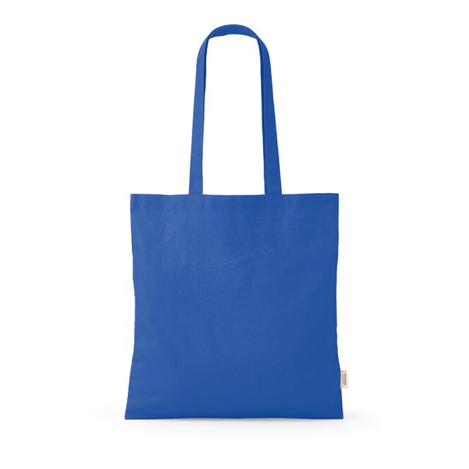 Werbeartikel Einkaufstasche Everest – königsblau – mit Logodruck 140g/m² 38x40cm 11L Stoffbeutel ideal für Messen & Events