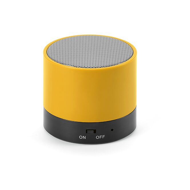 Technik-Werbemittel Bluetooth Lautsprecher Gauss – orange – mit Logo bedruckt 3W Leistung 300mAh Akku für Technik-Messen