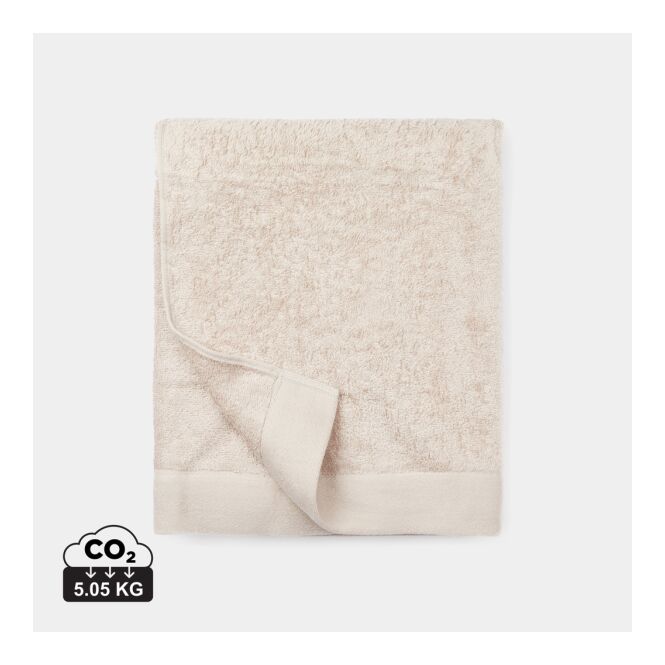 Kundengeschenk VINGA Birch Handtuch 90x150 – grau – nachhaltig mit edlem Stick für das Sommerfest und hochwertige Outdoor-Events