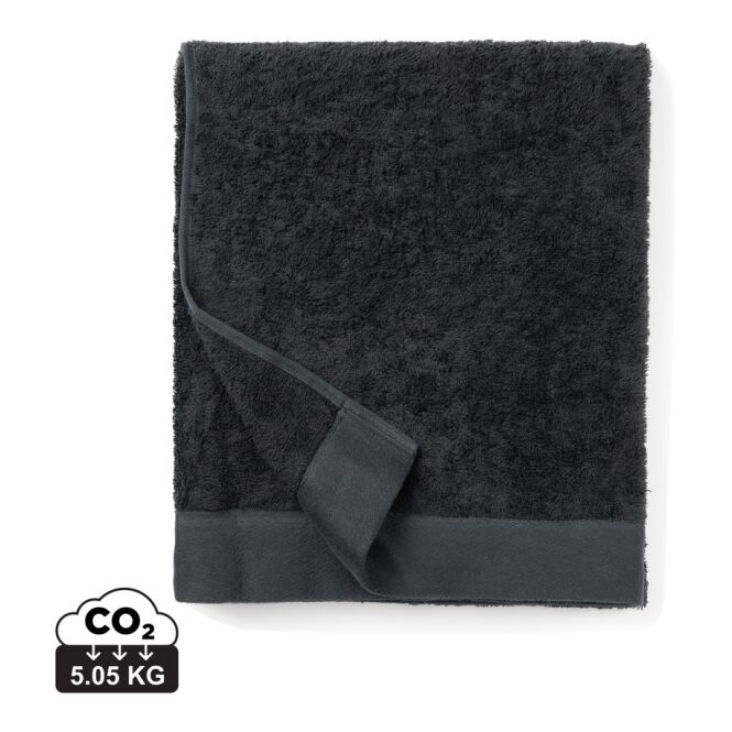 Kundengeschenk VINGA Birch Badetuch 90x150cm – grau – nachhaltig mit edlem Stick für das Sommerfest und Outdoor-Events