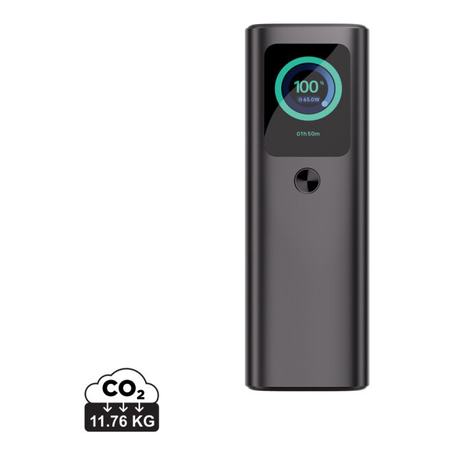 Firmengeschenk Powerbank Urban Vitamin Stanford – anthrazit – mit Gravur 20.000mAh 165W USB-C für das Mitarbeiter-Onboarding