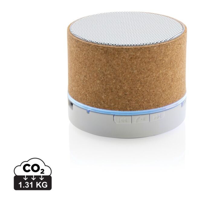 Premium-Werbeartikel Bluetooth Lautsprecher 3W – braun – lasergraviert nachhaltiges Öko-Tech für das Homeoffice mit 400mAh Akku