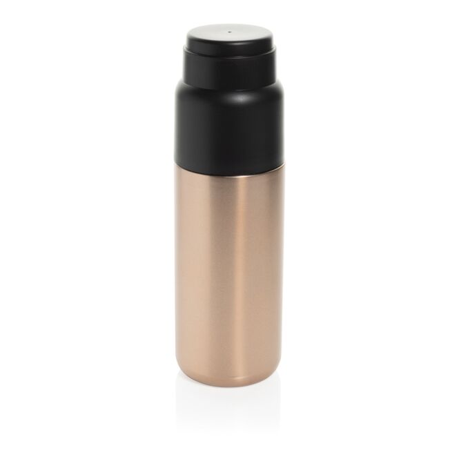 Firmengeschenk Thermosflasche Thermocup RCS – bronze – mit Logodruck 500ml vakuumisoliert auslaufsicher nachhaltig für Mitarbeiter-Onboarding