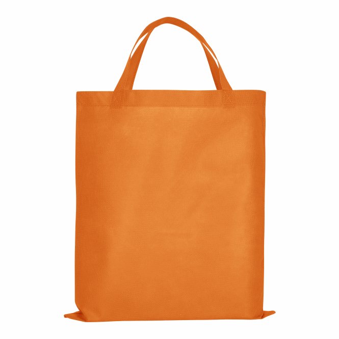 Werbeartikel Einkaufstasche TEXXILLA – orange – mit Logo bedruckt robuste PP-Tragetasche idealer Streuartikel für Messen & Events
