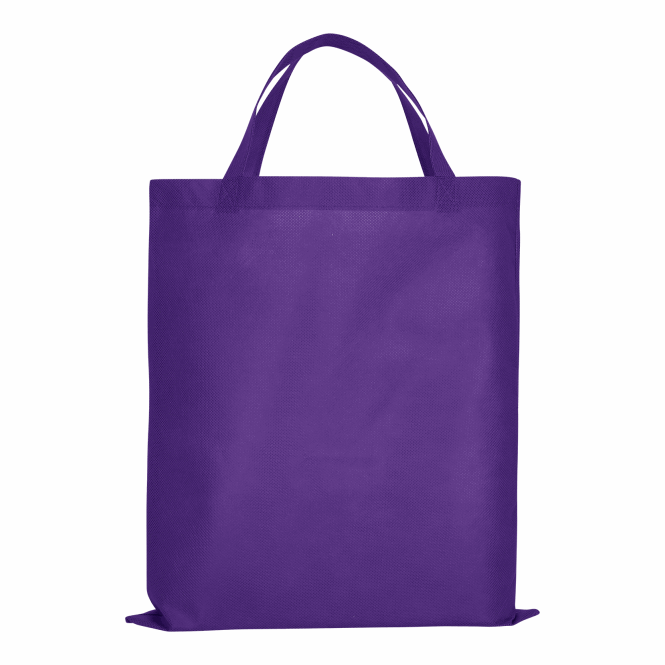 Messe-Werbemittel Einkaufstasche TEXXILLA CLASSIC – violett – mit Logo bedruckt 100% recycelbar robuster Beutel für Events
