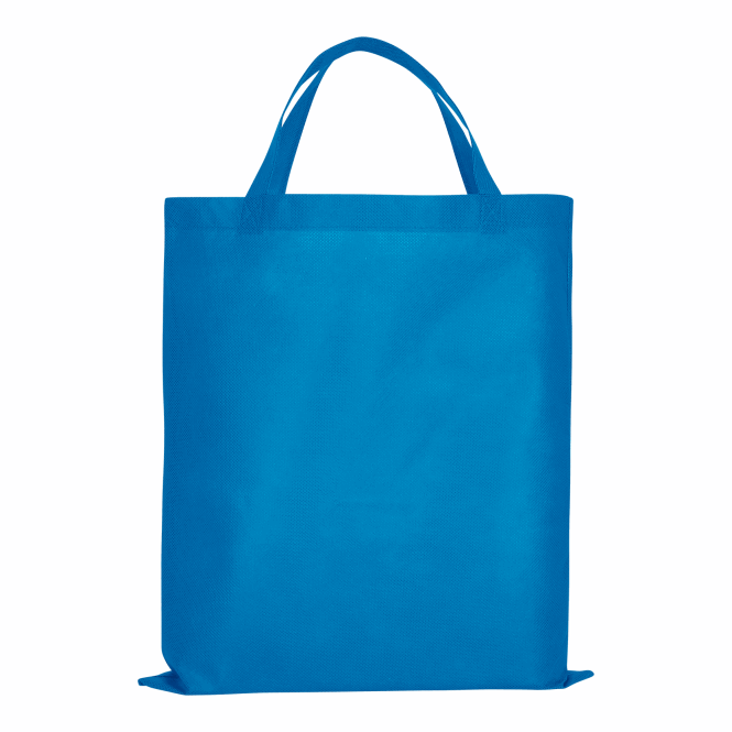 Werbeartikel Einkaufstasche TEXXILLA CLASSIC – hellblau – mit Logo bedruckt, 100% recycelbar, robuster shopper für Messen